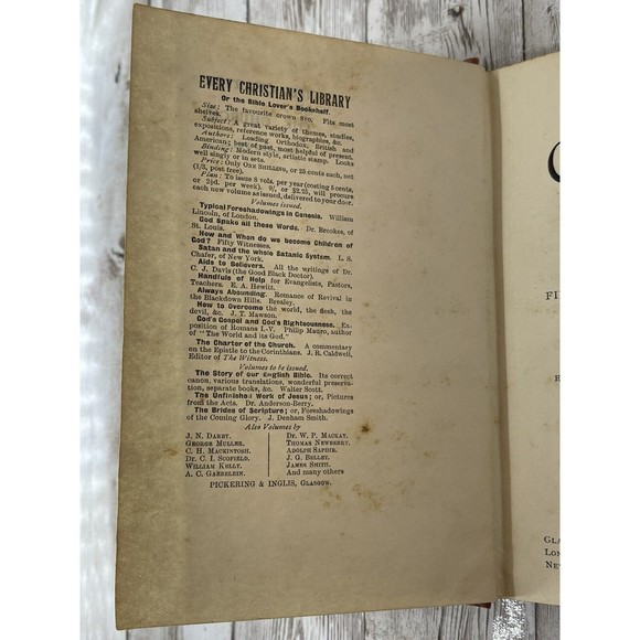 The Charter of the Church (1st Corinthians) - J R Caldwell Vol. 1 Chap. 1-8 - Picture 7 of 8